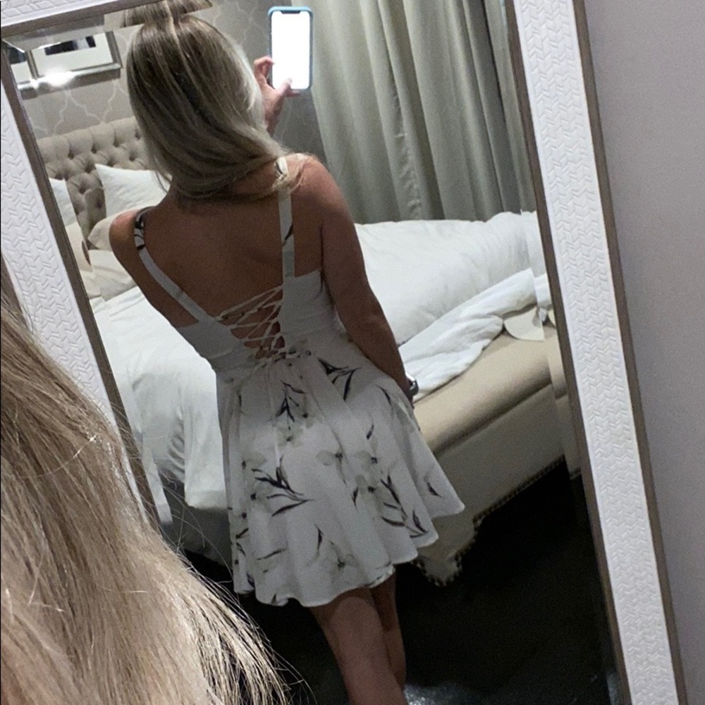 Light pink dress with back detail